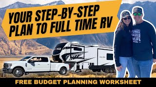 How to Plan for FullTime RV Living The Ultimate 2024 StepbyStep Guide [upl. by Harv]