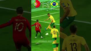 Rare Moments In Football  Portugal VS Brazil 2026 World Cup Imaginary Final  ronaldo vs neymar [upl. by Chlori]