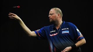 RAYMOND VAN BARNEVELD DARTS  THROWING ACTION [upl. by Aidua]