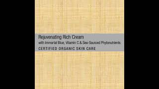 NUTRIANCE ORGANIC SKIN CARE  REJUVENATING RICH CREAM CERTIFIED [upl. by Ruhtracm]