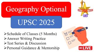 5 Months Plan l Geography Optional Classes for UPSC 2025 [upl. by Jak578]