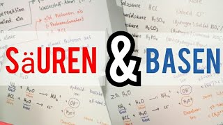 5 Chemie GRUNDWISSEN  Klasse 9  Säurenamp Basen ProtolyseReaktion pHWert Neutralisation [upl. by Adnylem742]