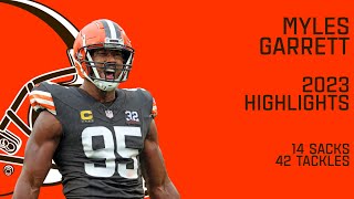 Myles Garrett  2023 Highlights [upl. by Schou]