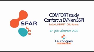 COMFORT study  Confort vs EVN en SPPI  LMEURET  1er prix abstract IADE  SFAR 2023 [upl. by Idnek669]