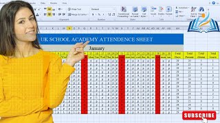 Make Attendance Sheets in Excel in JUST 5 Minutes [upl. by Maibach]