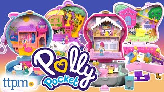 NEW POLLY POCKET COMPACTS 2021  Unboxing  Review [upl. by Kcirdahs]