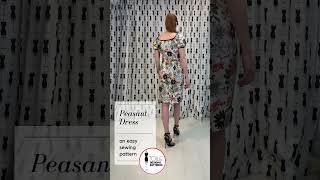 Peasant Dress Sewing Pattern Pinterest Video [upl. by Artenak]