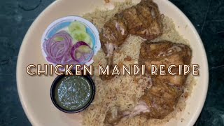 Smokey Chicken Mandi Recipe 🔥  Famous Mandi Rice Recipe By Sanas desi kitchen [upl. by Navy]