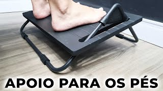 APOIO ERGONÔMICO DESCANSO PARA OS PÉS [upl. by Atiuqehs]