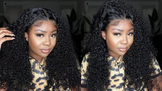 OMG 🔥 Skin MELT HD Curly Lace Wig INSTALL For Beginners 😍  Cynosure Hair [upl. by Ettenuahs777]