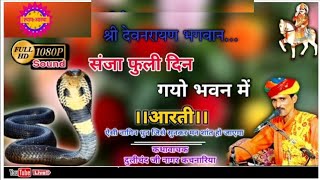 Devnarayan aarti देवनारायण आरती bhuna ji maharaj Aarti best Nagin dhun dulichand nagar katha [upl. by Dalenna]