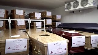 Inside a British funeral home grappling with COVID [upl. by Dressler]