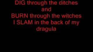 Rob Zombie  Dragula Lyrics Video [upl. by Zelazny251]