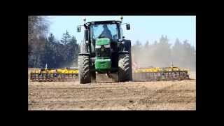 John Deere 6210r kompaktor bednar swifter SO 8000 F vály cambridge [upl. by Nameloc]