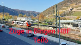 Züge in Bingen HBF Teil6 deutschebahn trainspotting zugverkehr [upl. by Anohsal788]