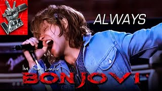 Bon Jovi quotALWAYSquot En Diferentes Versiones y En Español Homenaje La Voz [upl. by Feltie]