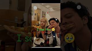 Look what I found in Rosé s new post 💀🤣 rosé bruno ytshorts funny fypviralシrosesarerosie [upl. by Aleehs]