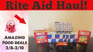 Rite Aid 3 day sale 28210 Some amazing food deals 110 an item [upl. by Idnal42]