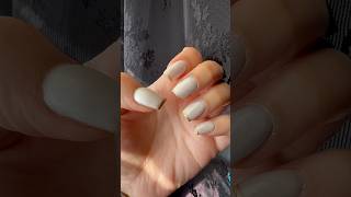 Classy Nails whitenails goldtrim classy prettynails shortnails acrylicnails nailart glamour [upl. by Sonnie547]