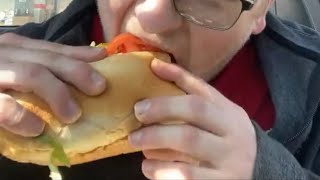 Italian Hoagie Mukbang Yesterday’s Live food viral subscribe mukbang foodie live [upl. by Riggall]