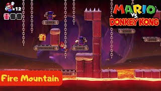 Fire Mountain  Mario vs Donkey Kong Nintendo Switch Gameplay [upl. by Eidnar]