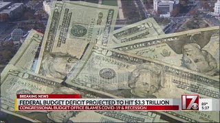 Federal budget deficit projected to hit 33 trillion [upl. by Daniel]