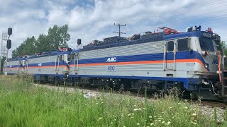 MUST SEE MARC AEM7 Move pulled by Two MARC GP39s and much more [upl. by Euqinomad708]