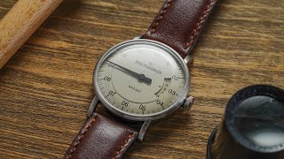 An Attractive Watch With One Hand At a Great Size  MeisterSinger Vintago Review 38 mm [upl. by Esidarap]