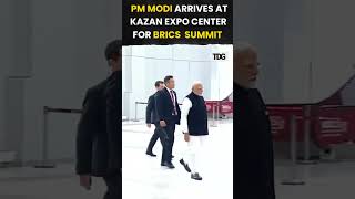 brics2024  PM Modi Visits Kazan Expo Center in Russia viralreels viralshorts [upl. by Asila118]