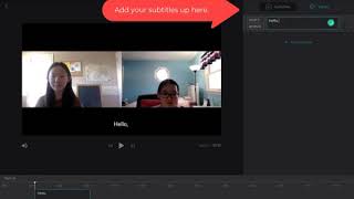 how to use clideo to add subtitles [upl. by Yarak]