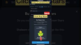 How To Buy Telegram Stars  Step by Step Guide shorts telegram stars [upl. by Gordie973]