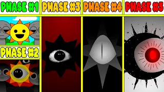 Phase 1 VS Phase 2 VS Phase 3 VS Phase 4 VS Phase 5 in Incredibox Sprunki [upl. by Merill]