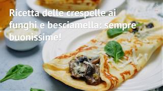 Crespelle funghi e salsiccia sempre buonissime [upl. by Einatsed]