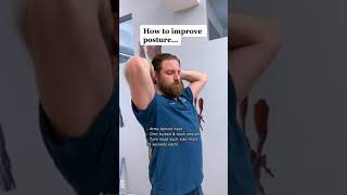 IMPROVE YOUR POSTURE WITH THIS SIMPLE CORRECTION [upl. by Lihkin461]