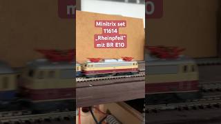 Altes Minitrix Set 11614 quot Rheinpfeilquot mit BR E10 [upl. by Yrian]