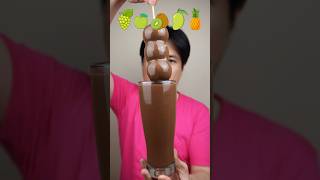 EATING CHOCOLATE COATED FRUIT ACCORDING EMOJI asmr mukbang [upl. by Annaer57]