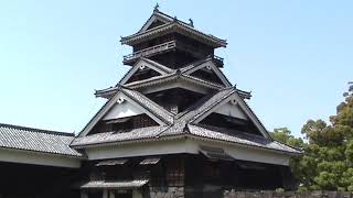 032 Japan Kumamoto 7 Kumamoto Castle SD 480p [upl. by Vonni900]