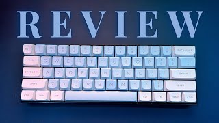 xvx light blue PBT keycaps review  unboxing installation sound test gameplay [upl. by Sarah194]