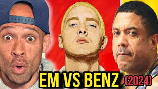 Eminem VS Benzino 2024 Both DISS tracks Doomsday Pt 2 amp Vulturius REACTION [upl. by Artcele710]