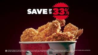 KFC  Special 15 Savings Bucket  Save 33 [upl. by Amaty]