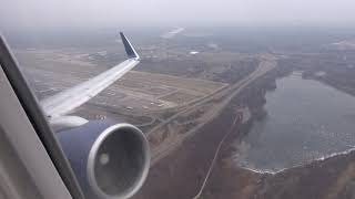 Delta 757200 takeoff from MinneapolisSt Paul MSP [upl. by Leahpar]