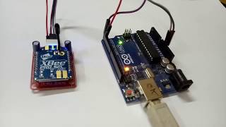 Arduino Xbee Module Interfacing [upl. by Latyrc141]