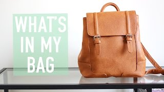 Whats In My Bag Backpack Edition  I Covet Thee [upl. by Wells674]