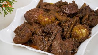 চুই ঝালে ঐতিহ্যবাহী গরুর মাংস রান্না  Authentic Beef Chui jhal Recipe  চুঁইঝালে গরুর  খাসির গোশত [upl. by Errol]