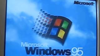 Windows 95 Startup and Shutdown [upl. by Refinaj]