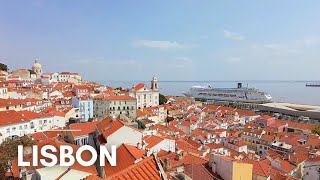 Alfama in Lisbon PORTUGAL  Lisbon Walking Tour [upl. by Neirbo]