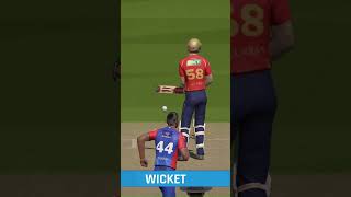 CRICKET 24  IPL  PUNJAB KINGS VS DELHI CAPITALS MATCH  SAM CURRAN CLEAN BOWLED [upl. by Cichocki878]