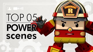 Robocar Poli Top 05 Roy Power Scenes  Robocar Poli Special [upl. by Asiluj]