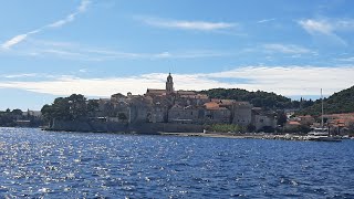 brodom iz Orebića na otok Korčula from Orebić to Korčula island by boat [upl. by Haakon]