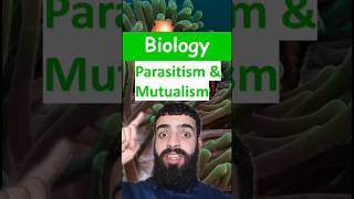 Parasitism and mutualism  GCSE Science in a minute biology stem science gcse [upl. by Particia]